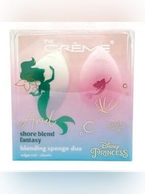 3/$25 The Crème Shop x Disney Princess Ariel Ombré Fantasy Blending Sponge Duo